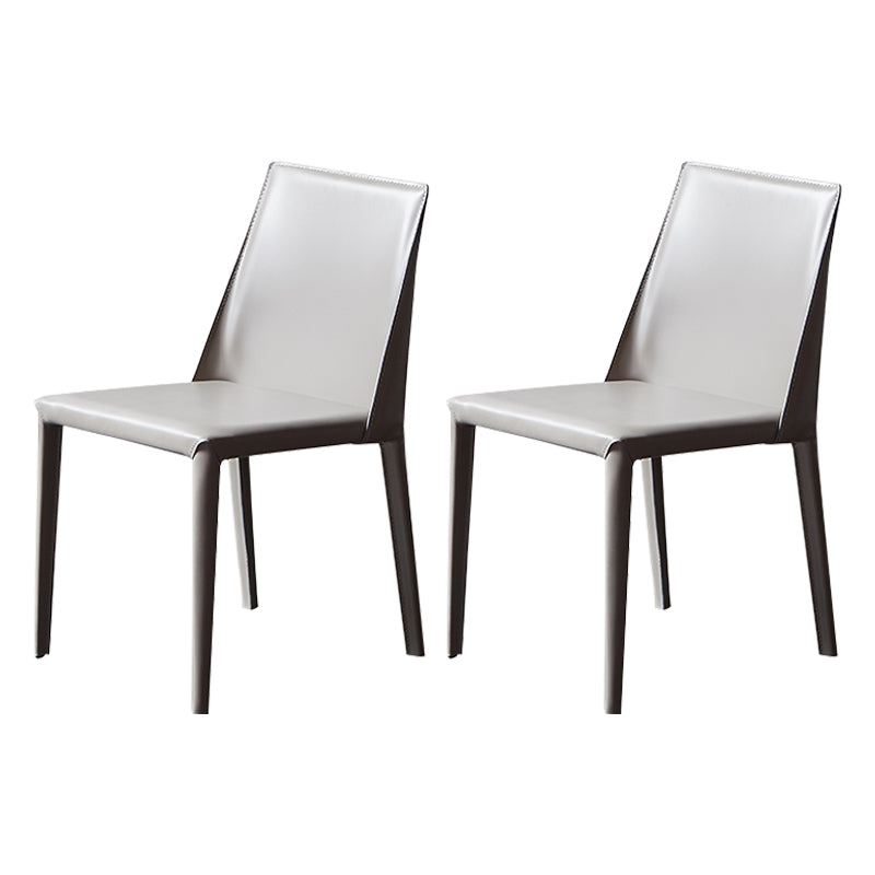 Chaise à dossier solide de style scandinave, pour usage domestique, chaises de salle à manger en métal