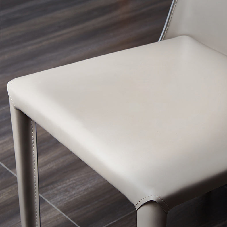 Chaise à dossier solide de style scandinave, pour usage domestique, chaises de salle à manger en métal