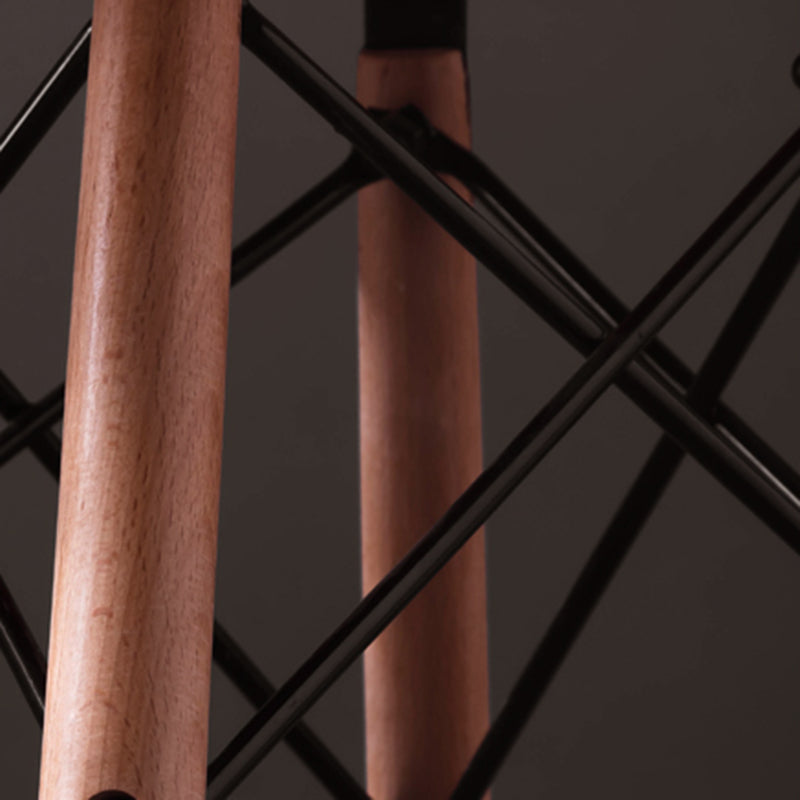 Sedia da sala da pranzo in plastica in stile moderno sedia posteriore solido per cucina