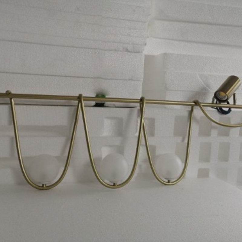 Luci moderne del cilindro del cilindro in globo del lampadario 4 illuminazione in metallo