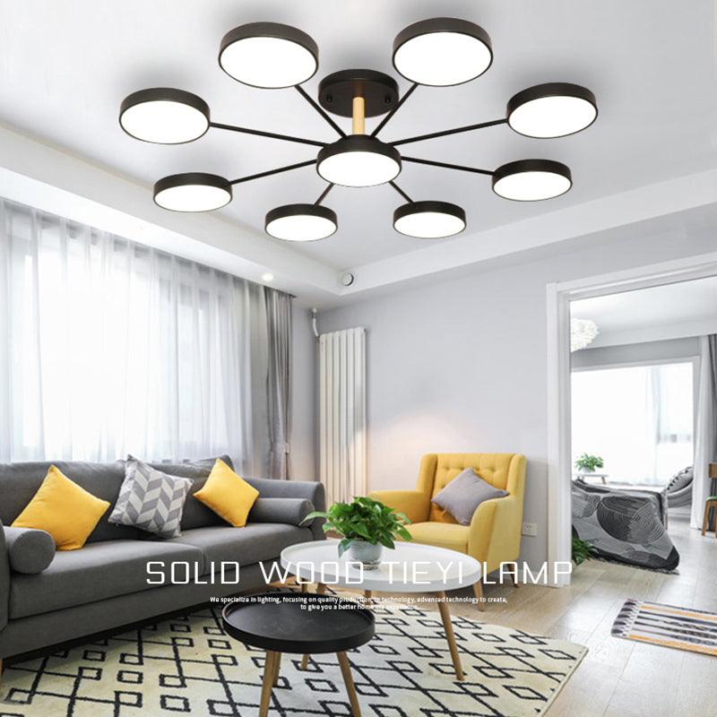 Geometric Pendant Lighting Fixtures Modern Chandeliers For Dining Room