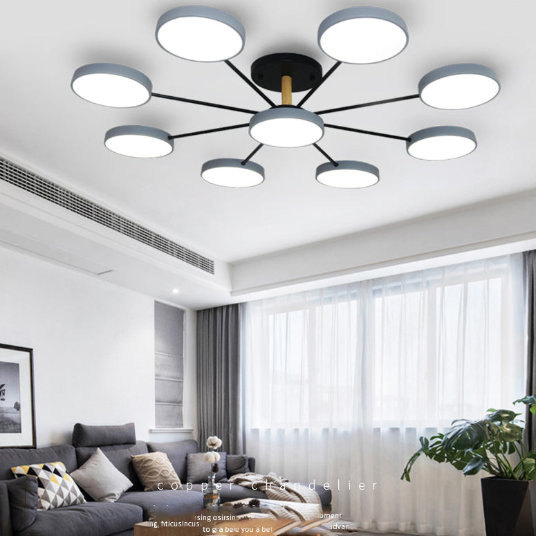 Geometric Pendant Lighting Fixtures Modern Chandeliers For Dining Room