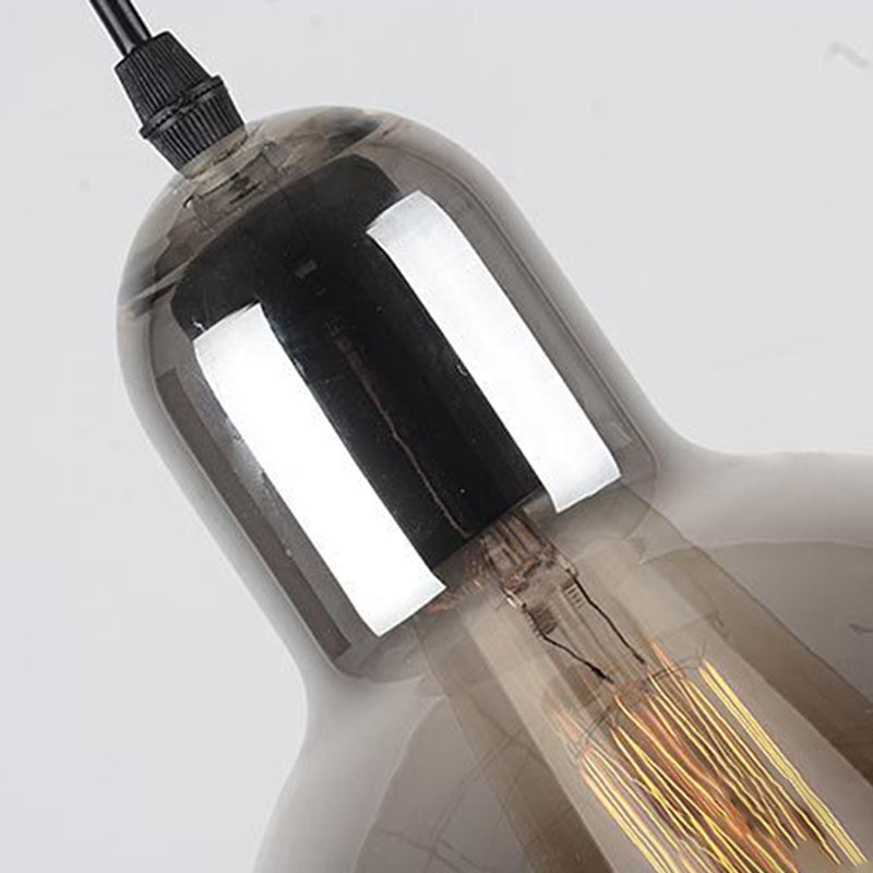 Glass Black Pendant Light in Modern Creative Style Aluminium Globe Hanging Lamp for Interior Spaces