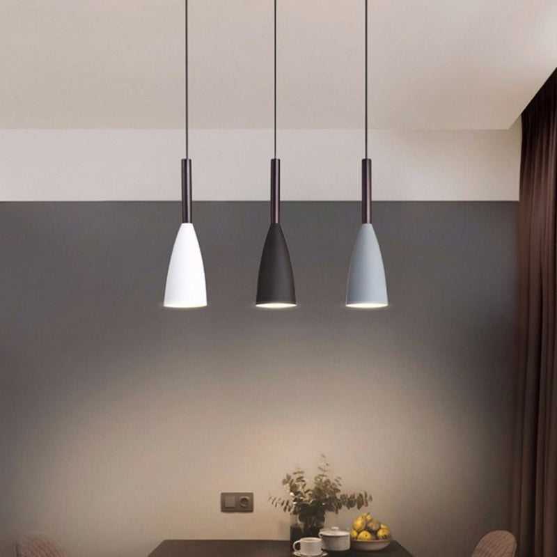 Conical 1-Light Ceiling Pendant Light Modern Style Metal Down Lighting Pendant