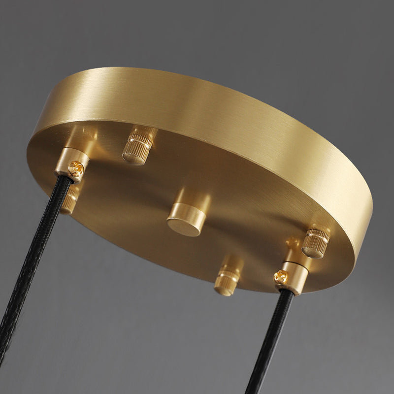 Nordic Brick Shade Pendant Light, Minimalist Marble Hanging Light in White