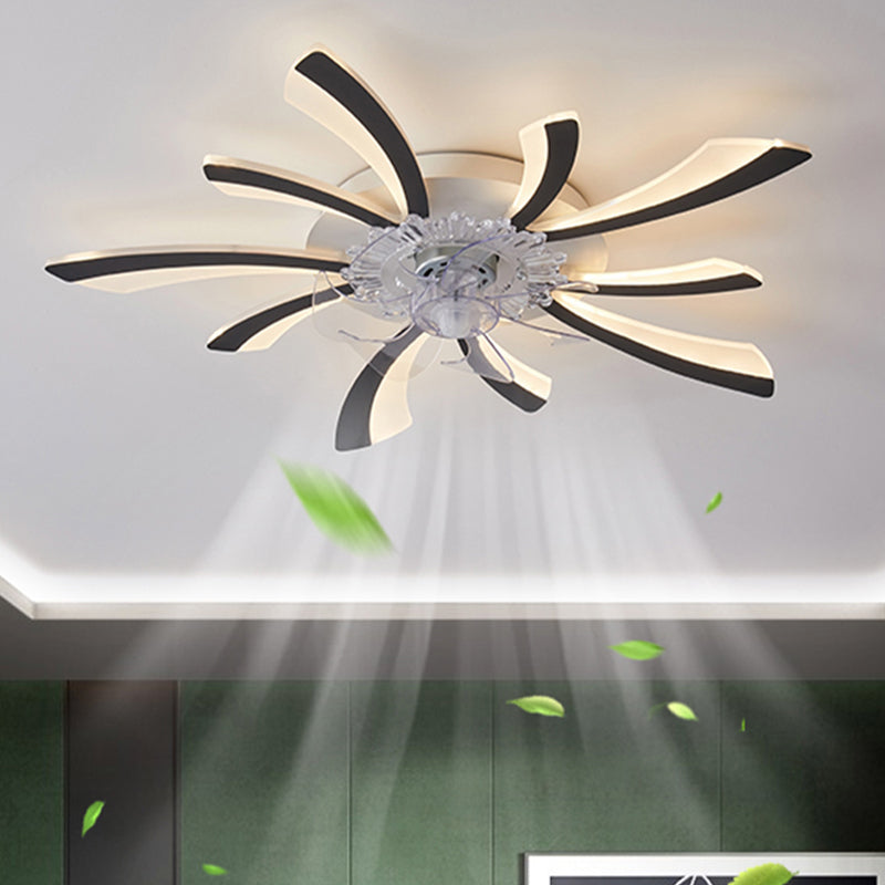 Multi - tête LED encastré salon plafonnier encastré moderne avec abat - jour acrylique