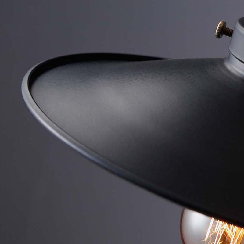 Industriële eenvoud hangende lamp met metalen schaduw voor salon coffeeshop