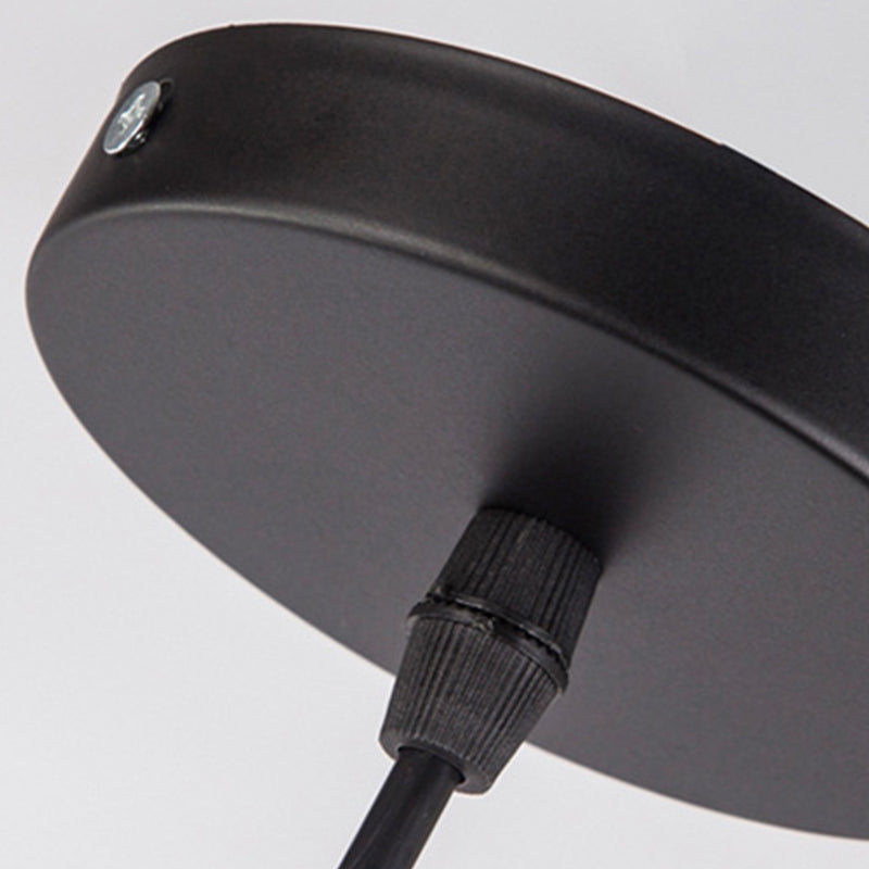 Industriële eenvoud hangende lamp met metalen schaduw voor salon coffeeshop