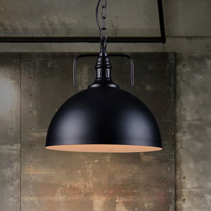 Plafondhangende lamp met metalen schaduw voor eetkamer woonkamer