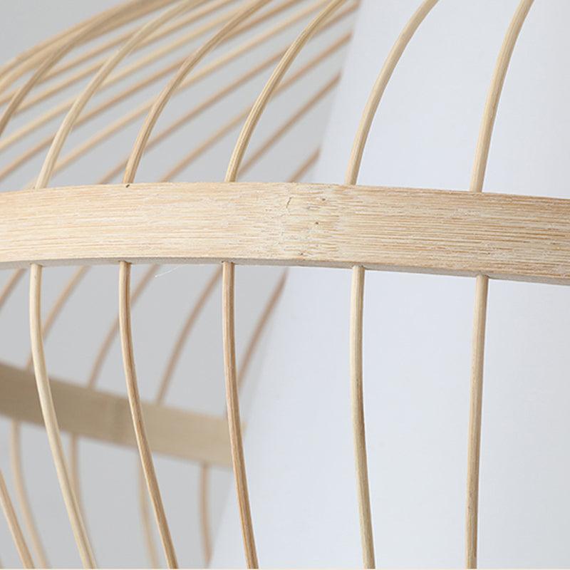 Chinesische handgefertigte Anhänger -Beleuchtungskörper Rattan Hanges Licht mit hängenden Kabel für das Restaurant