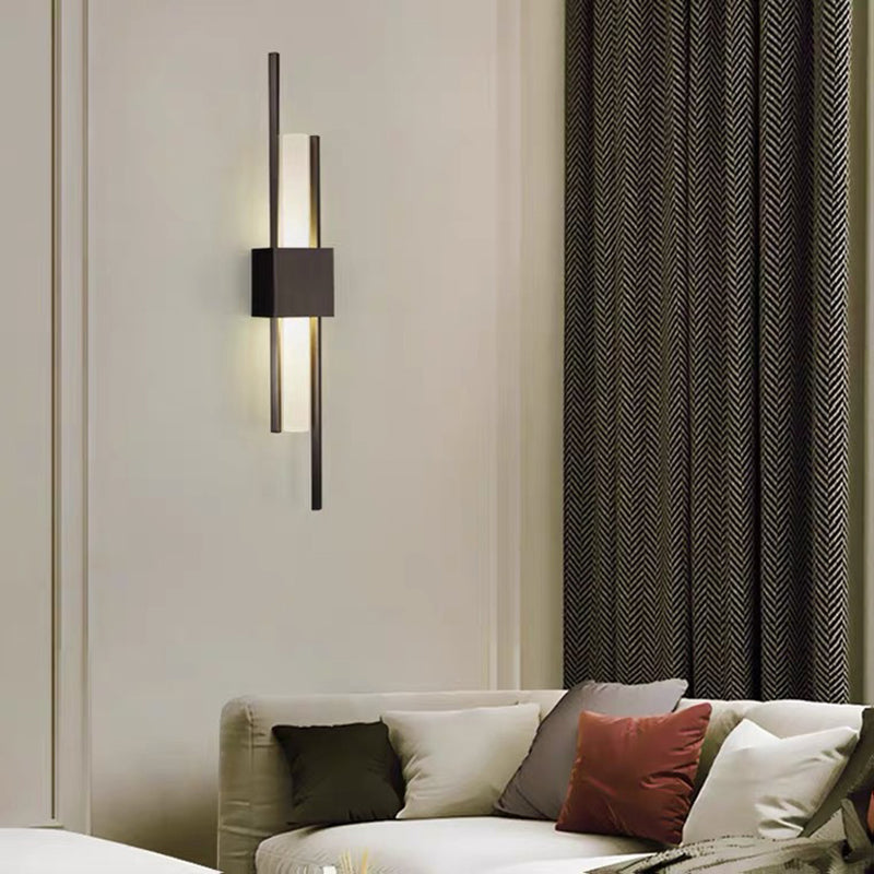 Modern Sconce Lighting Linear Wall Lighting Fixtures Metal 1 Light Wall Sconce
