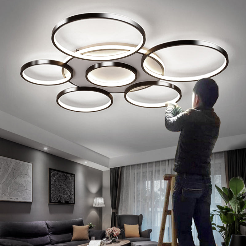 Modern Flush Mount Ceiling Lights Circle Led Flush Mount Ceiling Lights