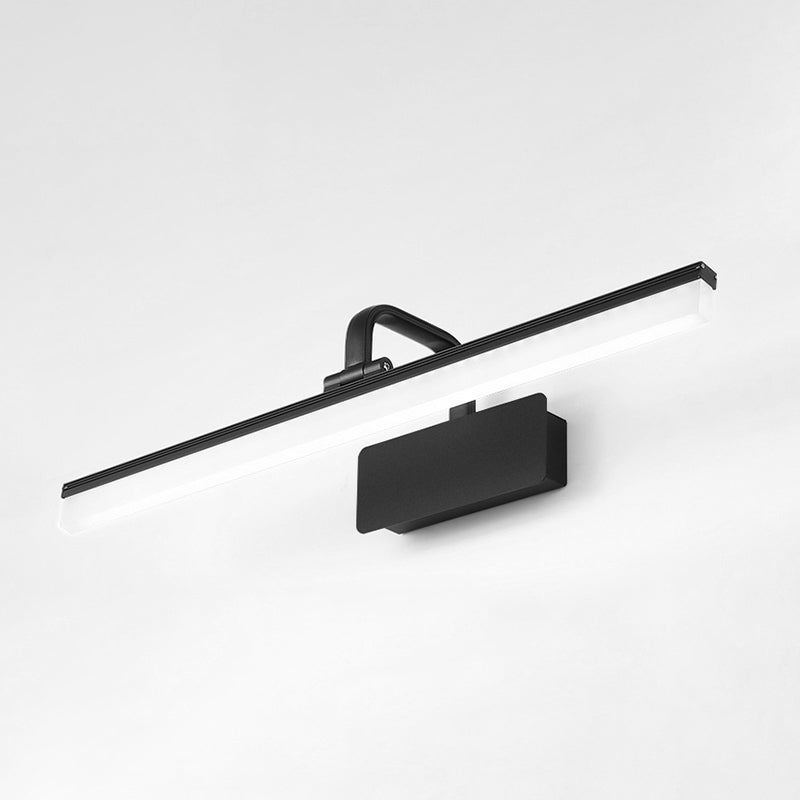 Éclairage de mur de miroir de style simple de style simple à 1 lumière