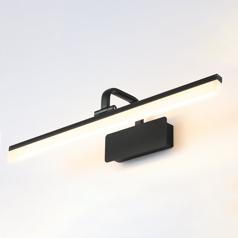 Éclairage de mur de miroir de style simple de style simple à 1 lumière