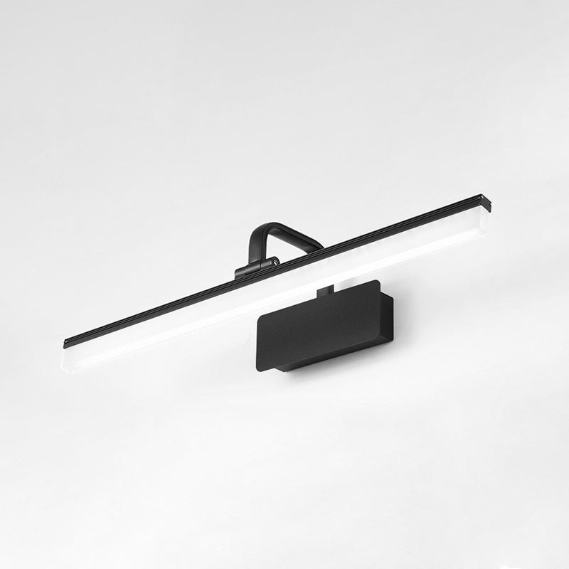 Éclairage de mur de miroir de style simple de style simple à 1 lumière