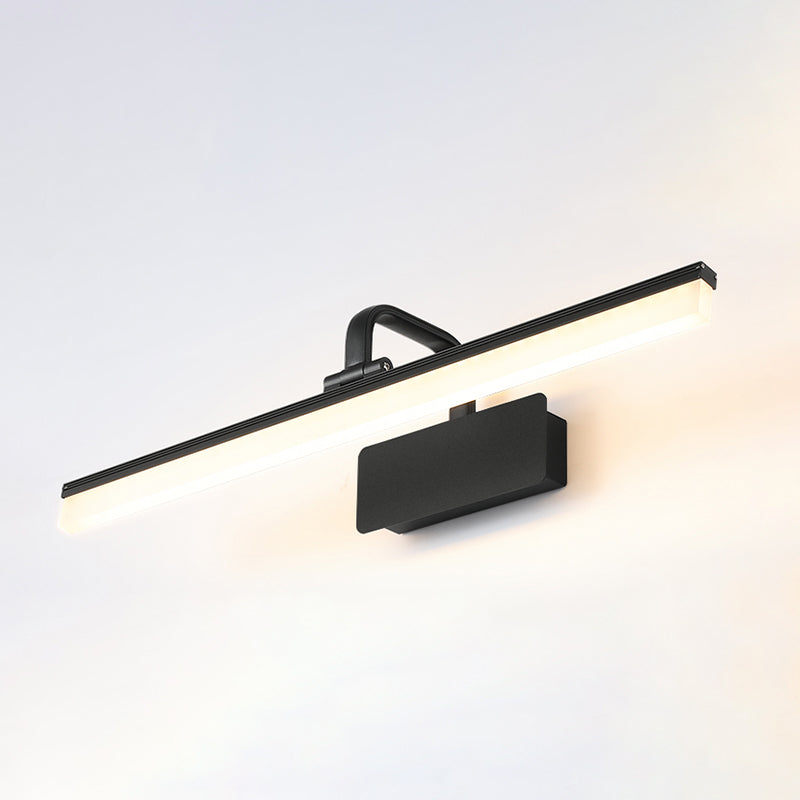 Éclairage de mur de miroir de style simple de style simple à 1 lumière