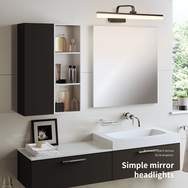 Éclairage de mur de miroir de style simple de style simple à 1 lumière