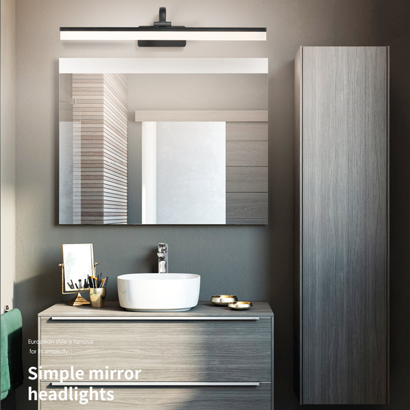 Éclairage de mur de miroir de style simple de style simple à 1 lumière