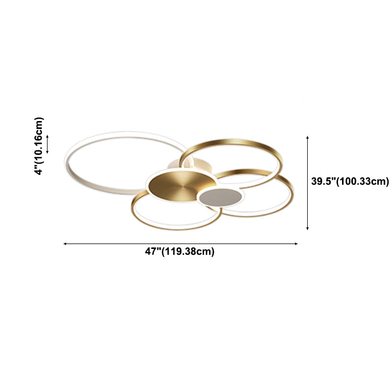Encerclez le point d'ébullition Fixation des points d'ébullition du plafond Éclairage du Mont-Flush Contemporain
