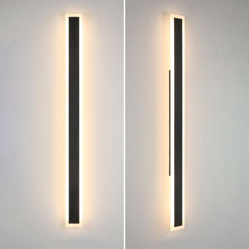 Modern Wall Lights Rectangle Wall Sconce Lights Metal 1 Light Wall Sconce Lights