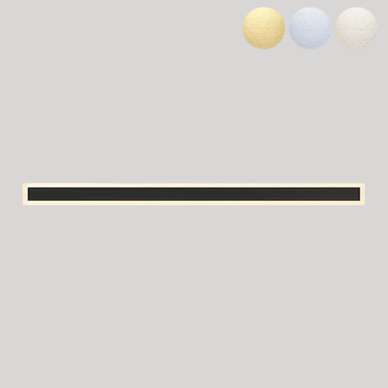 Modern Wall Lights Rectangle Wall Sconce Lights Metal 1 Light Wall Sconce Lights