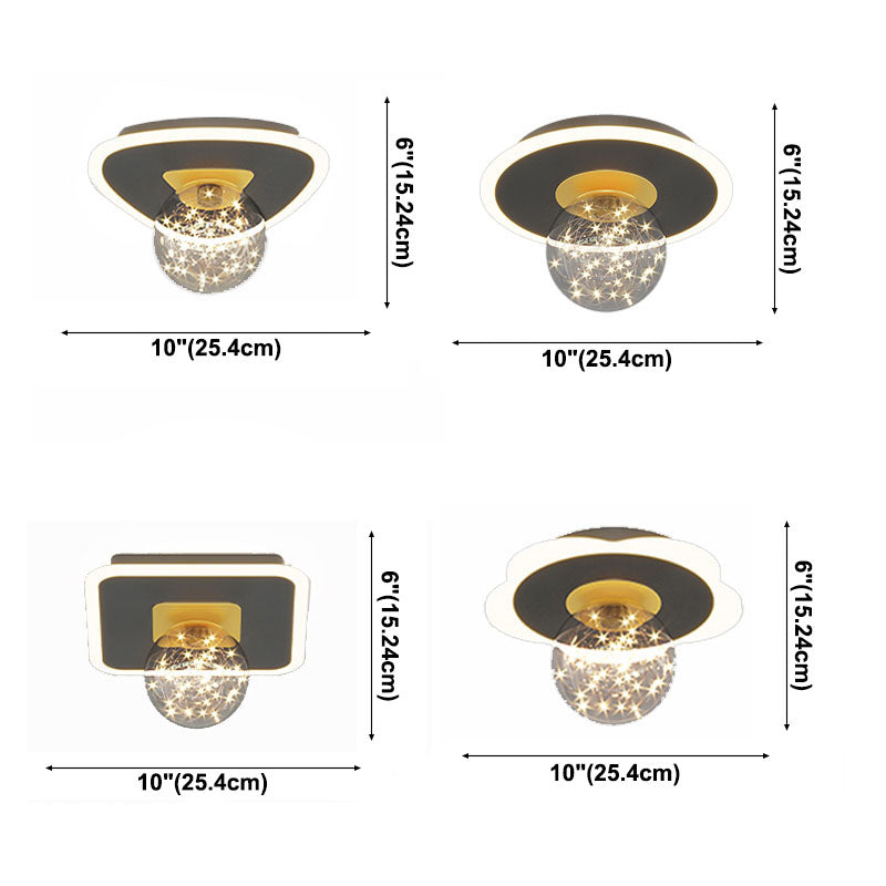 Spherical Flush Mount Ceiling Lights Modern Flush Mount Ceiling Lights