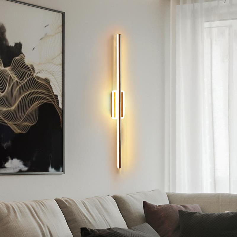 Luminaires d'éclairage de vanité de style moderne lampes murales à LED en aluminium