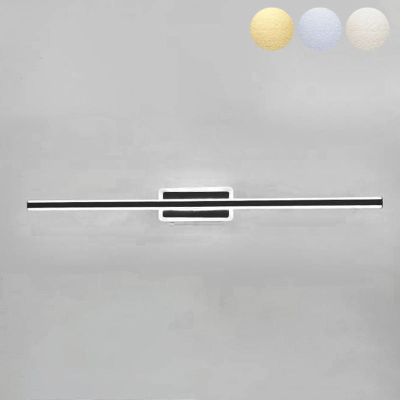 Luminaires d'éclairage de vanité de style moderne lampes murales à LED en aluminium