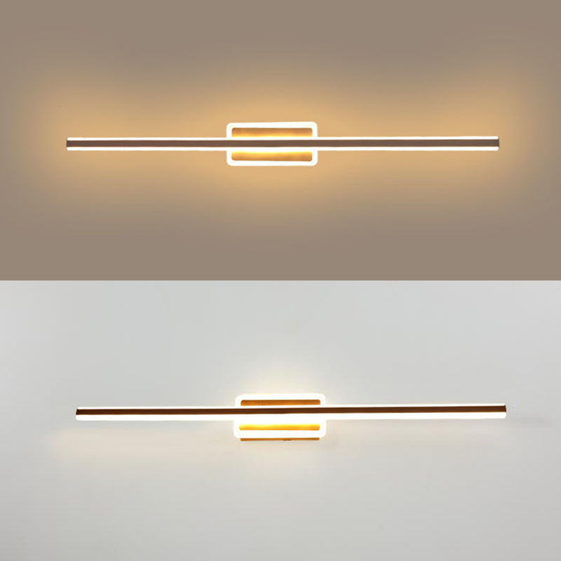 Luminaires d'éclairage de vanité de style moderne lampes murales à LED en aluminium