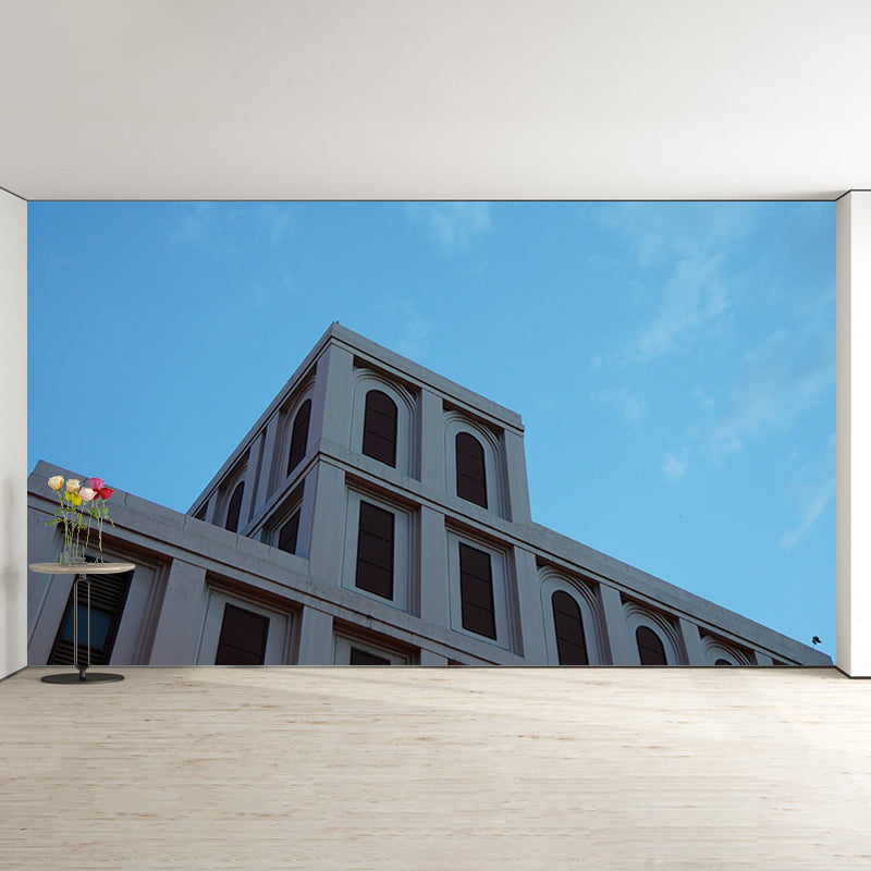 Contemporary Architecture Meeting Room Mural Mildew Resistant Wall Decor