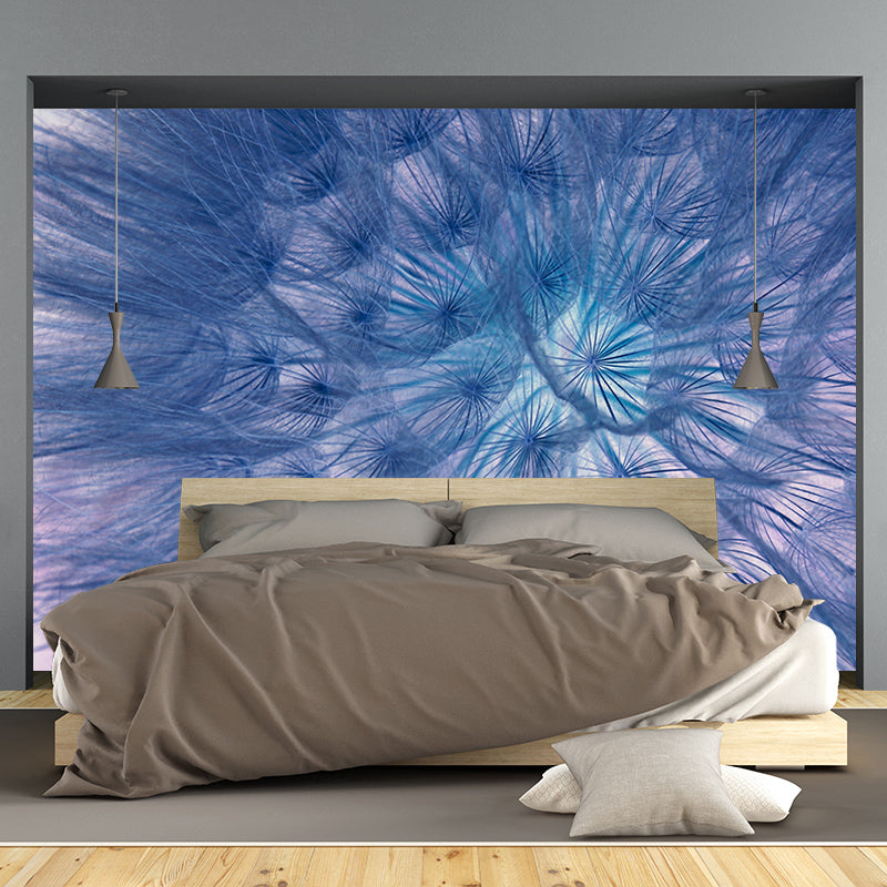Dandelion Plant Mural Decal Modern Sitting Room Wall Decor, Custom Size