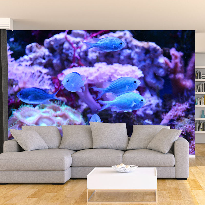Tropical Seabed Creatures Home Decor Modern Bedroom Wall Decoration Wallpaper