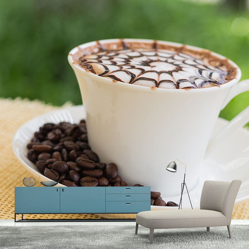 Contemporary Coffee Picture Mural Waterproofing for Kitchen Dining Home Decoration