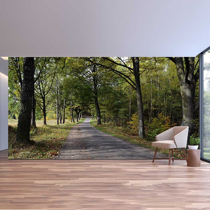 Forest Tree Wall Mural Wallpaper for Reading Room Bedroom, Made to Measure