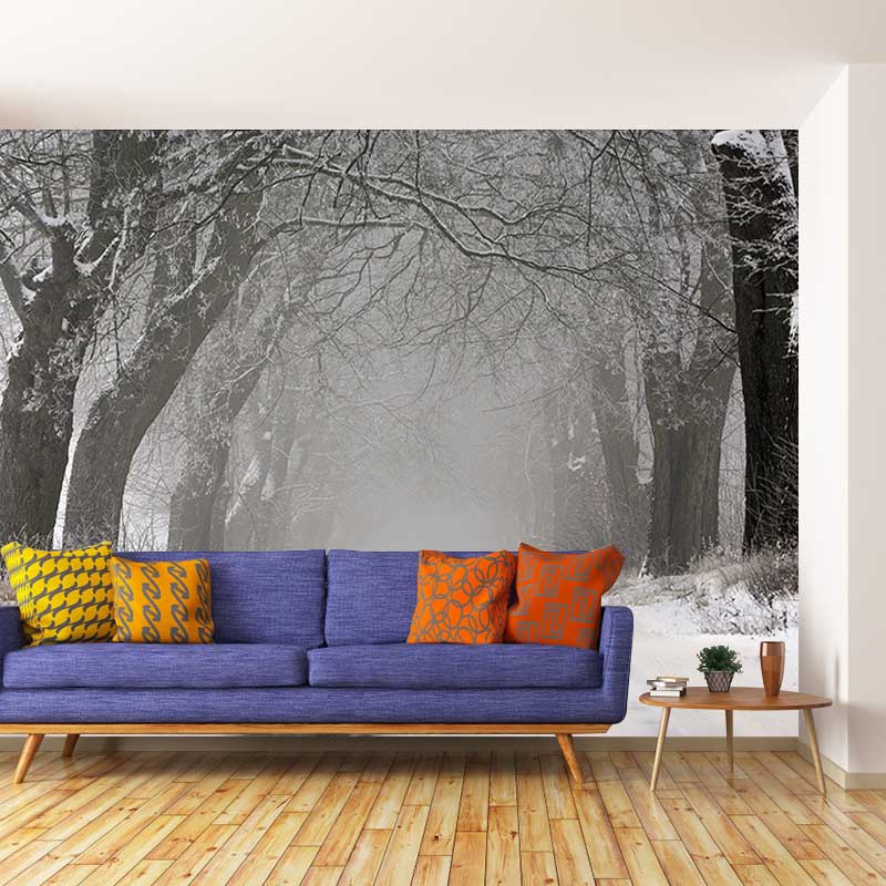 Forest Tree Wall Mural Wallpaper for Reading Room Bedroom, Made to Measure