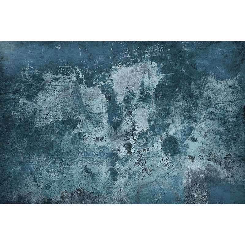 Rusty Metal Mural Wallpaper Moisture Resistant in Dark Color, Custom Size