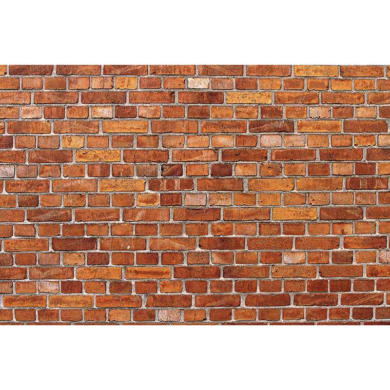 Brick Wall Background Stain Resistant Wall Murals for Restaurant, Personalized