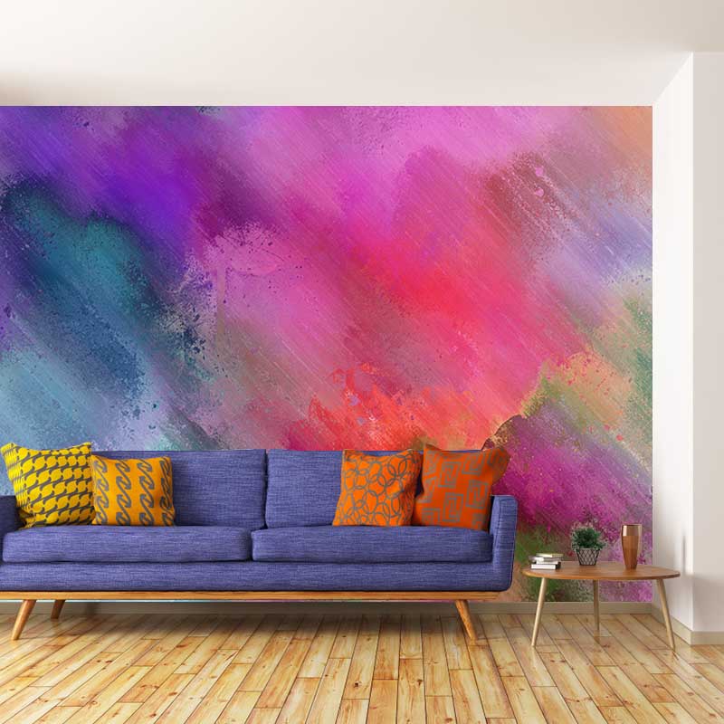 Abstract Wall Murals for Bedroom Moisture Resistant, Custom Size Available