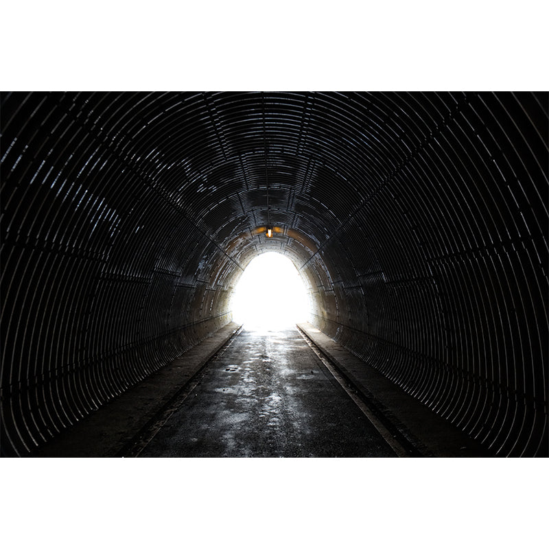 Dark Color Spatial Extension Mural Wallpaper Moisture Resistant for Sitting Room