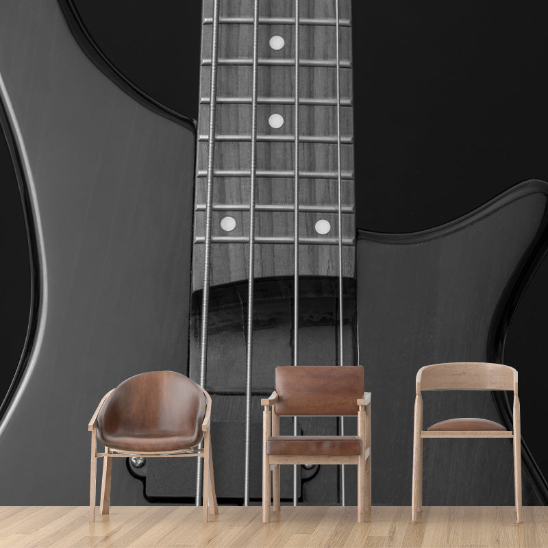 Guitar Musical Instrument Mural Wallpaper Modern Decorative Interior Murals