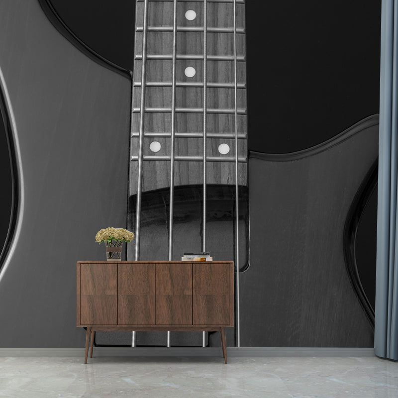 Guitar Musical Instrument Mural Wallpaper Modern Decorative Interior Murals