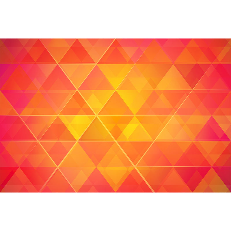 Minimalism Style Geometry Moisture Resistant Wall Covering for Sleeping Room