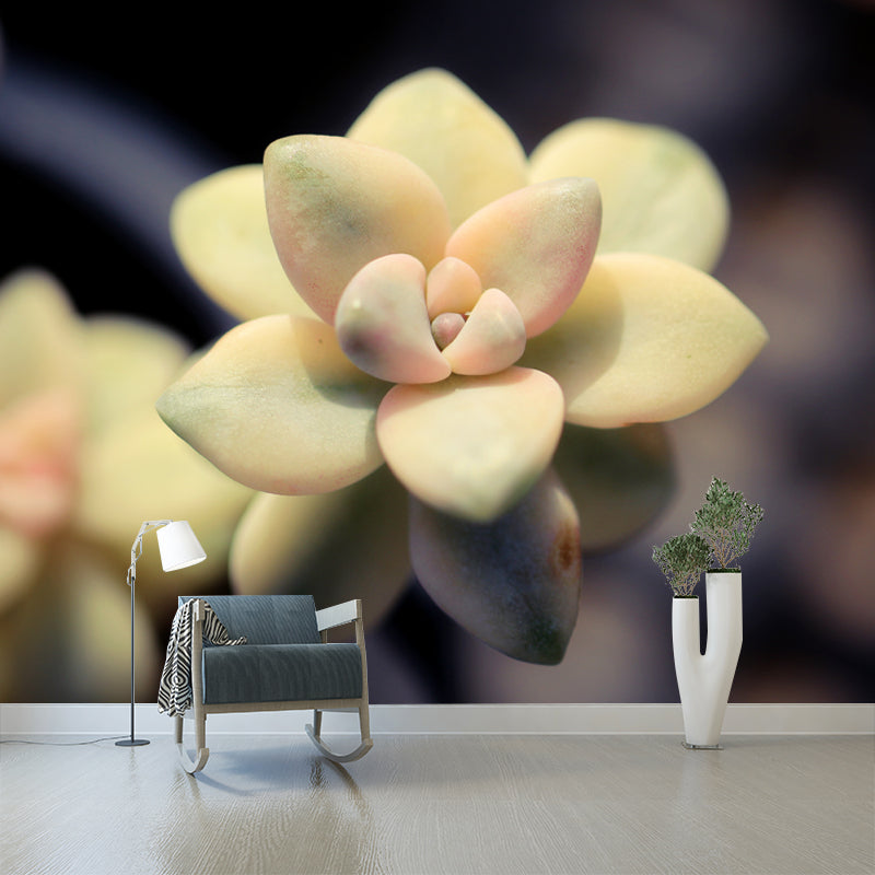 Green Plants Vinyl Wall Art Decor for Office Water Resistant, Custom Size Available