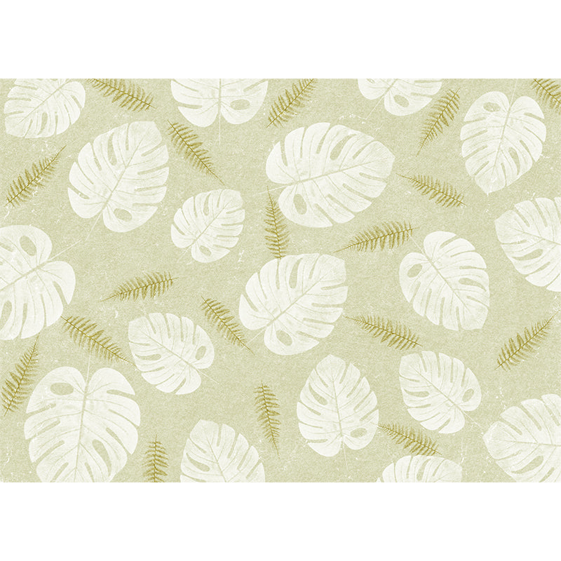 Minimalism Plant Illustration Wall Paper Murals Art Deco Stain Resistant Bedroom Wall Covering