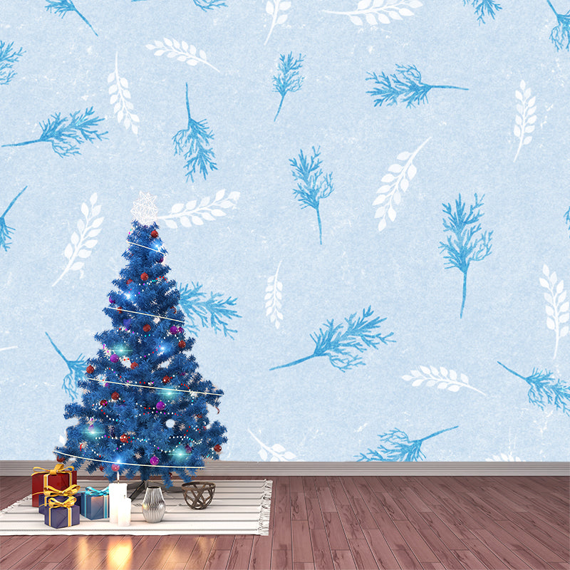 Minimalism Plant Illustration Wall Paper Murals Art Deco Stain Resistant Bedroom Wall Covering