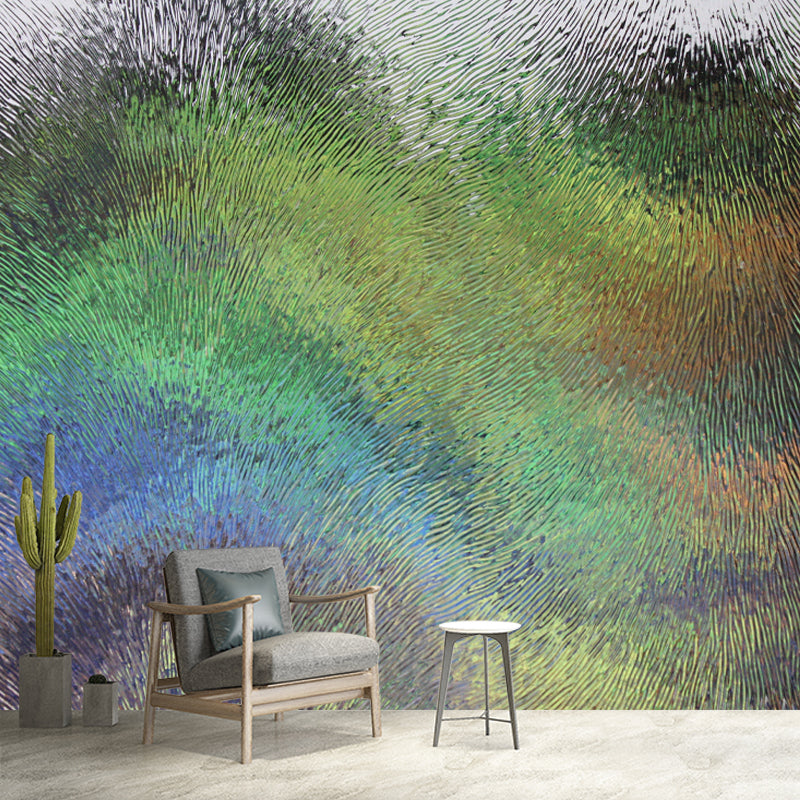 Glass Abstract Murals for Living Room Bedroom Dining Room, Waterproofing