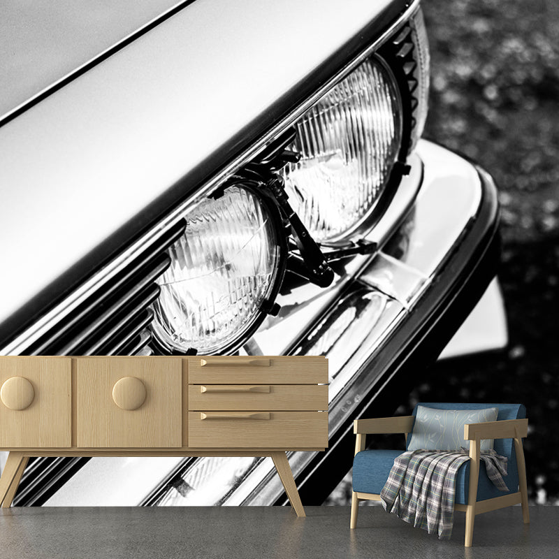 Modern Car Transportation Wall Covering for Living Room, Custom Size Available