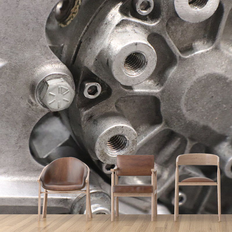 Mental Wall Mural Water Resistant Wall Covering for Sitting Room, Custom Size Available