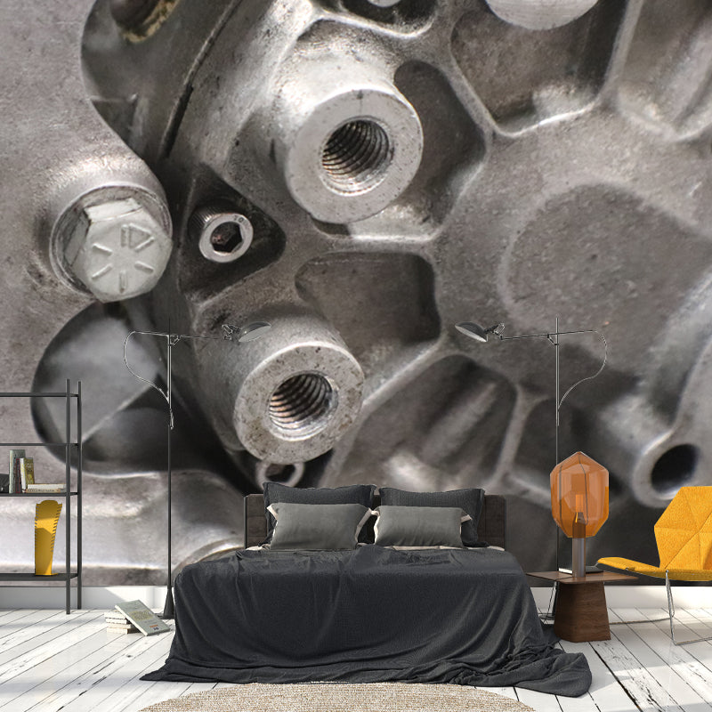 Mental Wall Mural Water Resistant Wall Covering for Sitting Room, Custom Size Available