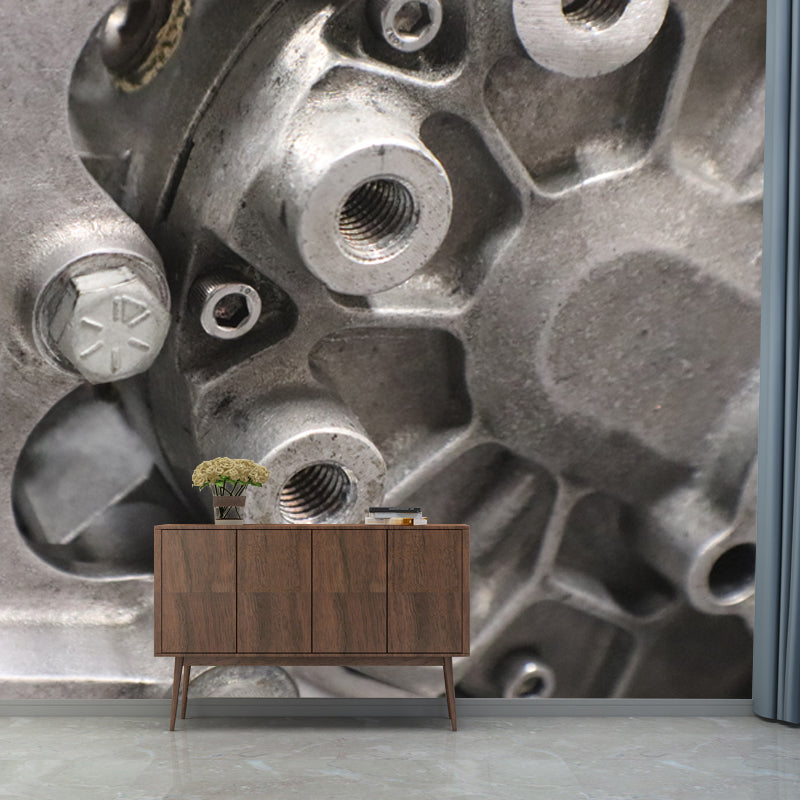 Mental Wall Mural Water Resistant Wall Covering for Sitting Room, Custom Size Available